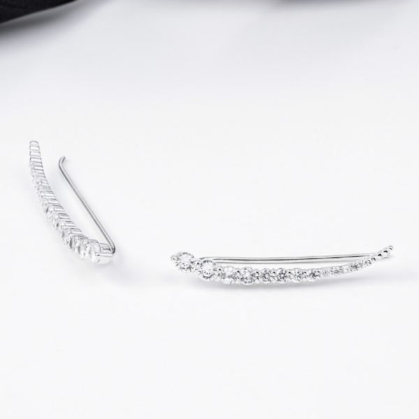 BRINCO EAR CUFF ZIR CRED 3M/2M/1,5M/1M PRATA 925 - Image 2