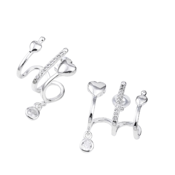BRINCO 3 FIL MICROZIRC  C/CORACAOLISO ZIRC PRATA 925- HIPOALERGÊNICO