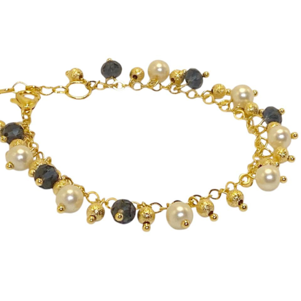 PULSEIRA MECHELEN PULSEIRA C/ PEROLAS E CRISTAIS
