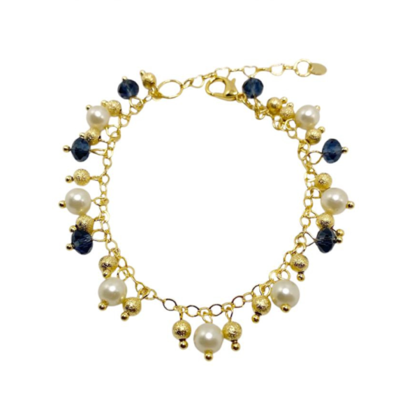 PULSEIRA MECHELEN PULSEIRA C/ PEROLAS E CRISTAIS - Image 3