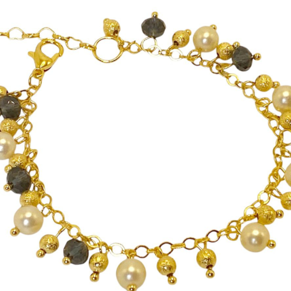 PULSEIRA MECHELEN PULSEIRA C/ PEROLAS E CRISTAIS - Image 2