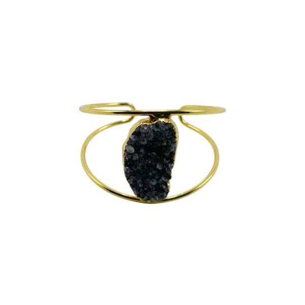BRACELETE FIO DUPLO COM PEDRA DRUZA - Image 3